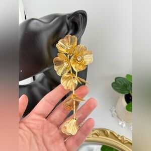 Famous Kate Middleton Floral Cascade Earrings-Zara